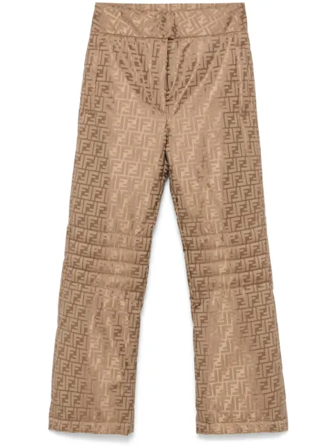FENDI FF ski trousers Brown FAB381AQCC