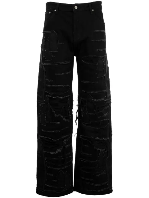 Who Decides War Ultra Flare Windowed jeans Black 1120730002FW24