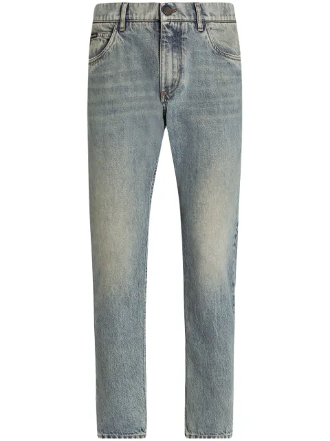 Dolce & Gabbana washed straight-leg jeans Blue GYJCCDG8ME5