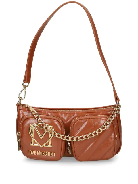 Love Moschino quilted shoulder bag Brown JC4324PP0LKM0