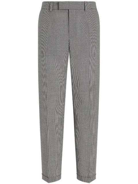 Dolce & Gabbana Pied-de-poule trousers Black GP0B8TFQ2OI