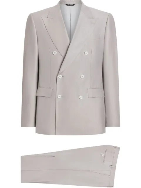 Dolce & Gabbana double-breasted suit Pink GK021TFU3H1