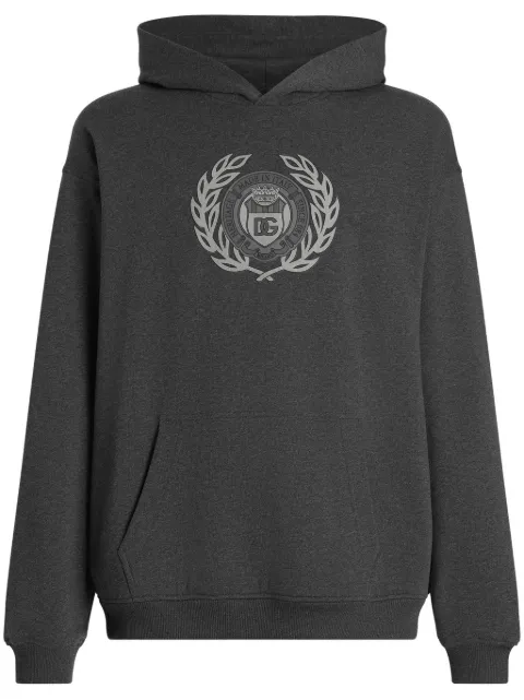 Dolce & Gabbana logo-print hoodie Grey G9BKTTG7O3W
