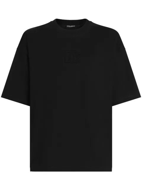Dolce & Gabbana logo-detail T-shirt Black G8SJ7ZG7O2T