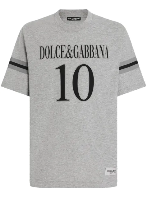 Dolce & Gabbana logo-print T-shirt Grey G8SH7TG7O2O
