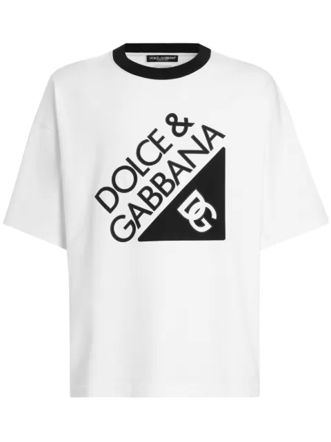 Dolce & Gabbana logo-print T-shirt White G8SH6TG7O5W