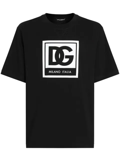Dolce & Gabbana logo-print T-shirt Black G8RZ2TG7O5V