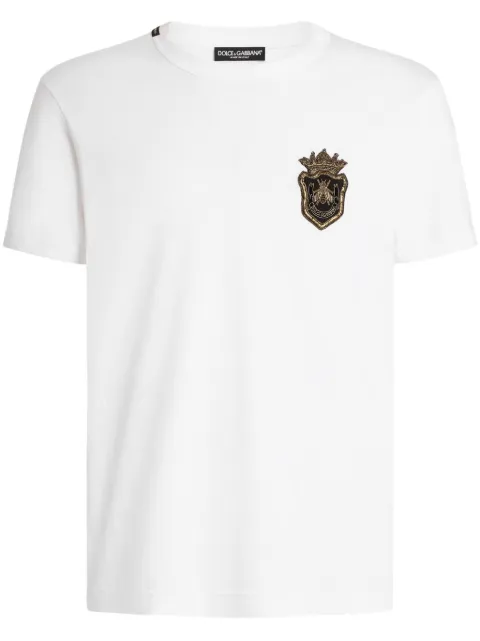 Dolce & Gabbana crew-neck T-shirt White G8PV1ZG7O4C