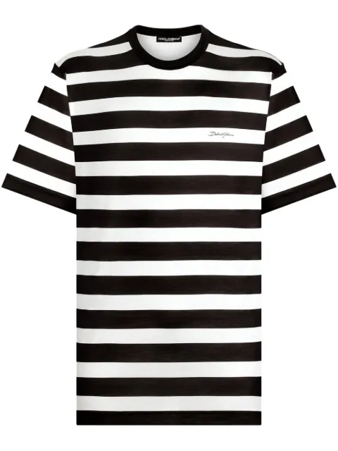 Dolce & Gabbana logo-print T-shirt Brown G8PN9TG7O8G
