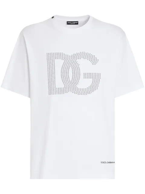 Dolce & Gabbana logo-print T-shirt White G8PN9TG7O4O