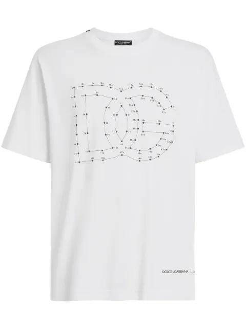 Dolce & Gabbana logo-print T-shirt White G8PN9TG7O4N