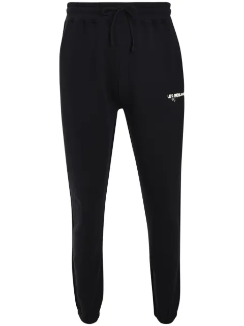 Les Benjamins cotton track pants Black LB24FWEAPMUSP001