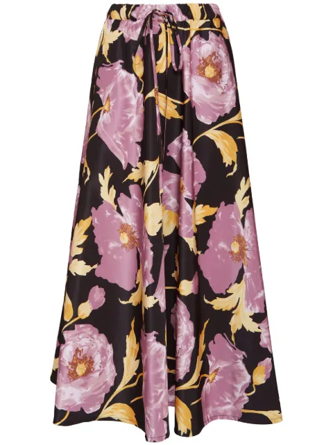 La DoubleJ printed midi skirt Black SKI0098FAI004SYL01BL01