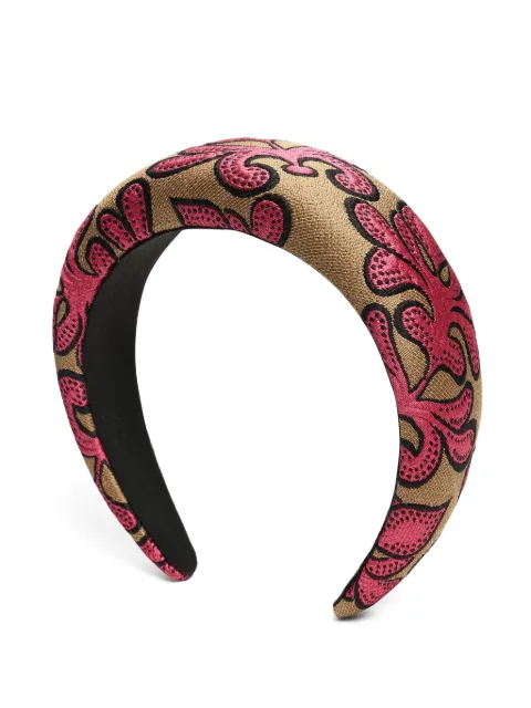 La DoubleJ Medici head band Pink HEB0017JCQ094HRL01PI03