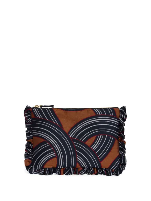 La DoubleJ jacquard clutch bag Brown BAG0059JCQ097MTC02BU03