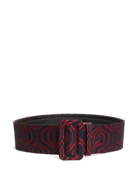 La DoubleJ medium jacquard belt Blue BEL0007JCQ098PIX01BU03