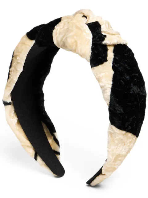 La DoubleJ Love Knot headband Black HEB0015VEL016RIA01PI02