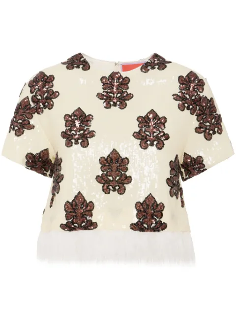 La DoubleJ La Scala T-shirt Neutrals TSH0040PAI006HRL04PI01