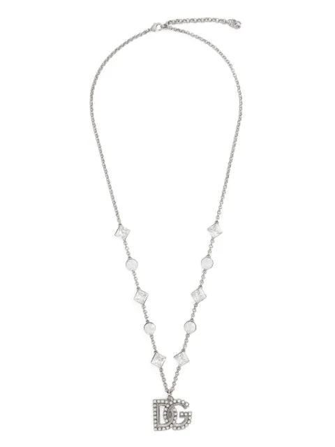 Dolce & Gabbana logo-pendant necklace Silver WNR2L1W1111