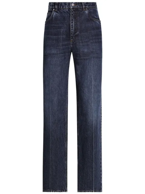Dolce & Gabbana embroidered loose-fit jeans Blue GWVNXZG8MU3