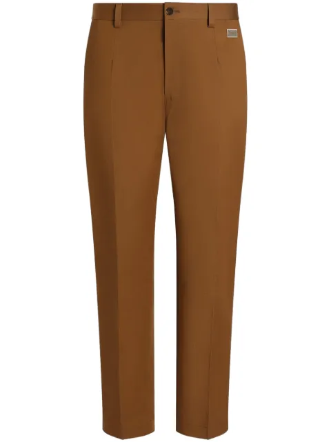 Dolce & Gabbana slim-cut trousers Brown GW13ETFUFNV