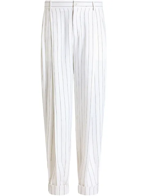 Dolce & Gabbana striped tailored trousers White GP10DTFR3F0