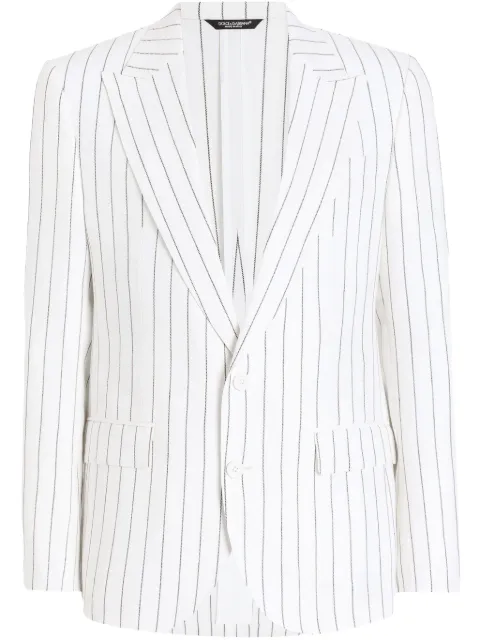 Dolce & Gabbana pinstriped blazer White G2QS6TFR3F0