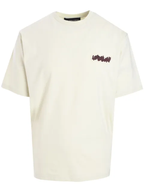 Les Benjamins graphic-print T-shirt White LB24FWEAPMUTS013