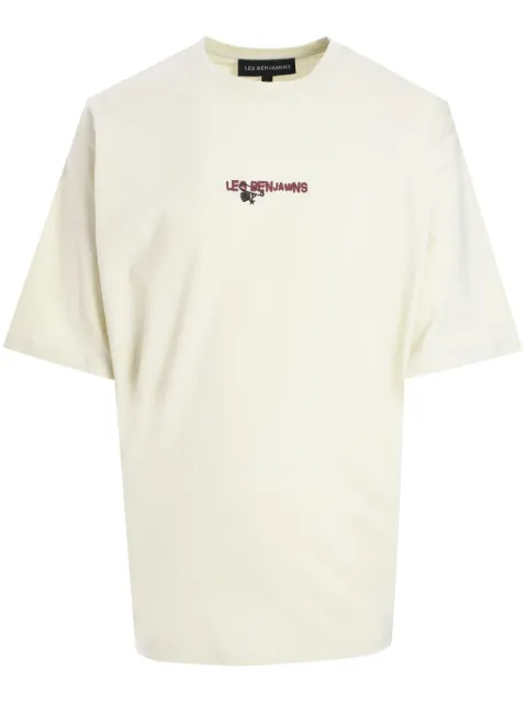 Les Benjamins graphic-print T-shirt Neutrals LB24FWEAPMUTS004