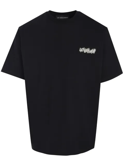 Les Benjamins graphic-print T-shirt Black LB24FWEAPMUTS010