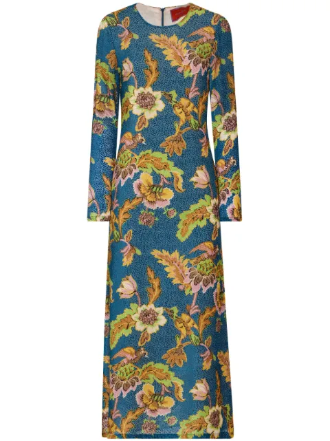 La DoubleJ Swing maxi dress Blue DRE0184DEV001LAR01BU05