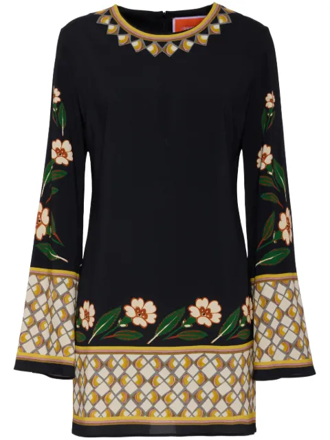 La DoubleJ Supreme Swing mini dress Black DRE0619VIS001DAZ01BL01