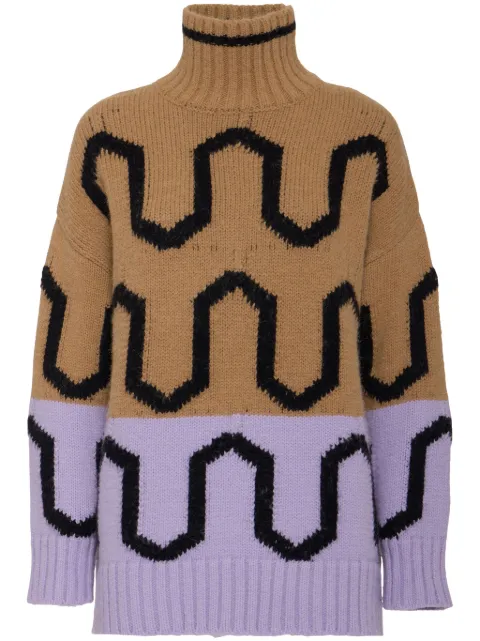 La DoubleJ knitted jumper Neutrals PUL0225KNI134VA310BR04