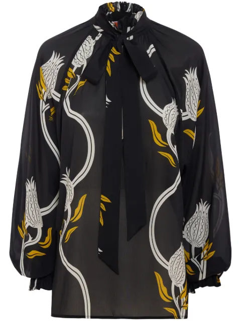 La DoubleJ Cerere blouse Black SHI0120VIS019MEL01BL03