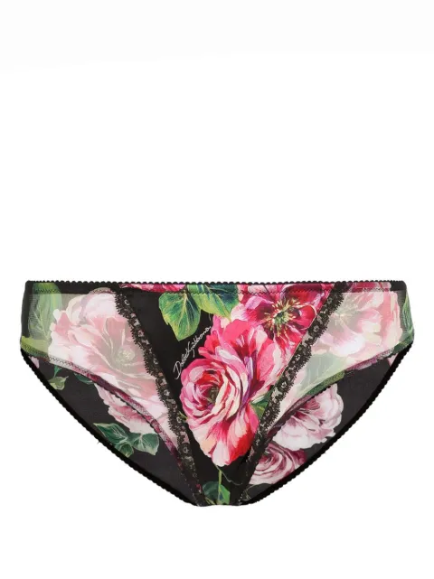 Dolce & Gabbana DNA floral-print briefs Black O2F20TON04F