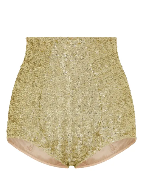 Dolce & Gabbana sequinned briefs Gold O2B30TON05C