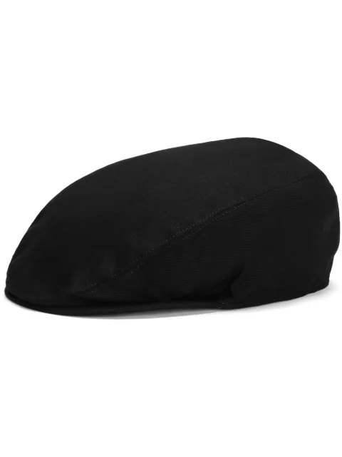 Dolce & Gabbana cotton twill flat cap Black GH587AGJ172