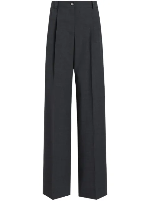 Dolce & Gabbana pressed crease straight-leg trousers Grey FTC9BTFU287