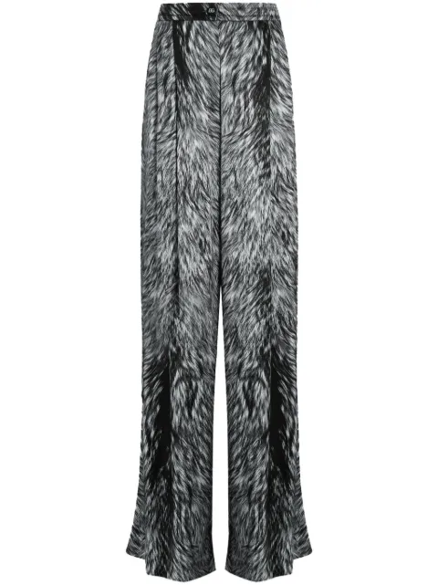 Dolce & Gabbana abstract pattern trousers Black FTC3VTFSA7K