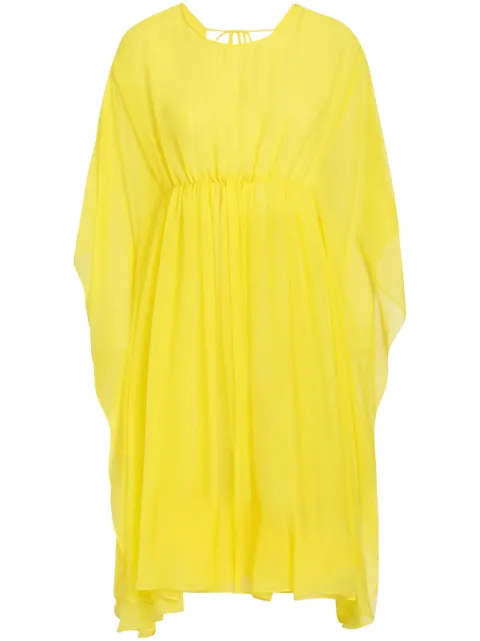 Dolce & Gabbana semi-sheer beach dress Yellow F6TLXTFU1AT
