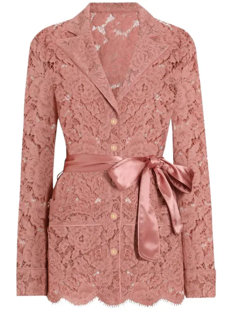 Dolce & Gabbana DNA floral-lace shirt Pink F5R56THLM7L