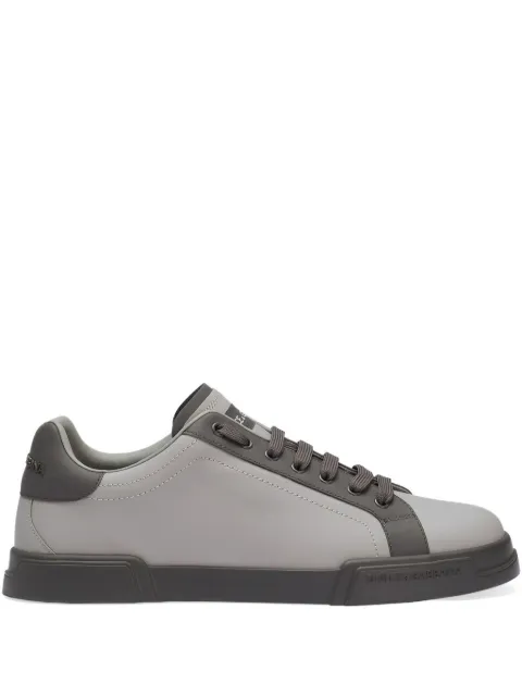 Dolce & Gabbana calfskin nappa Portofino sneakers Brown CS2332AA335
