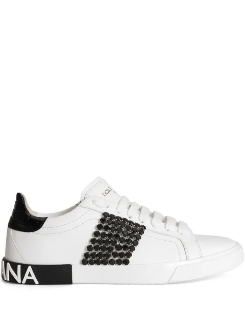 Dolce & Gabbana rhinestone-embellished sneakers White CK2311A6N63