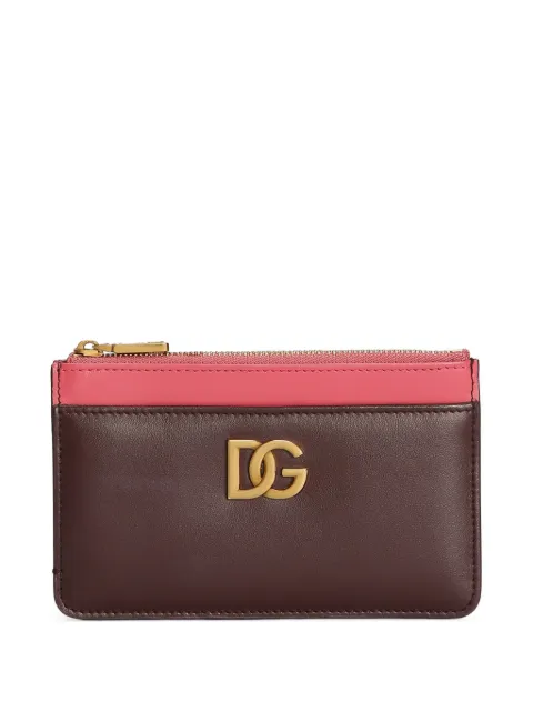Dolce & Gabbana DG-plaque cardholder Red BI1261A9M75