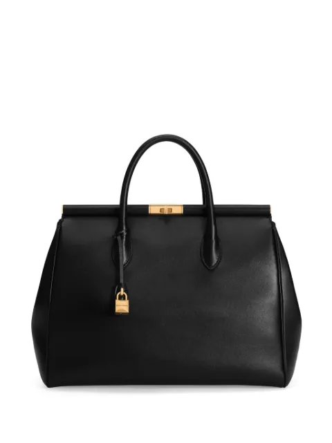 Dolce & Gabbana Marlene Day XL handbag in palmellato calfskin Black BB7763A9S25