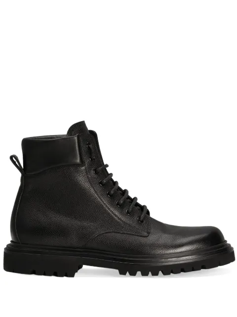 Dolce & Gabbana calfskin ankle boots Black A60613A6H47