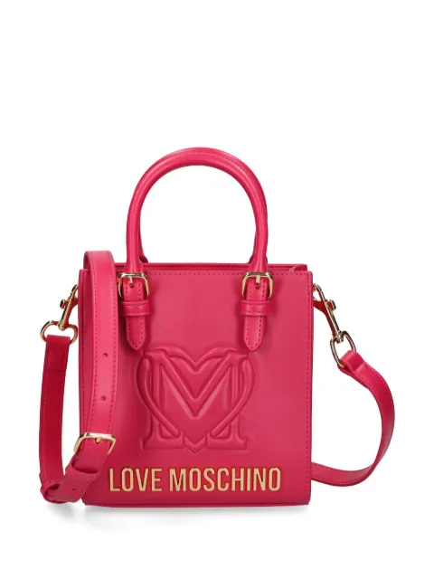 Love Moschino logo-lettering tote bag Pink JC4362PP0LK12