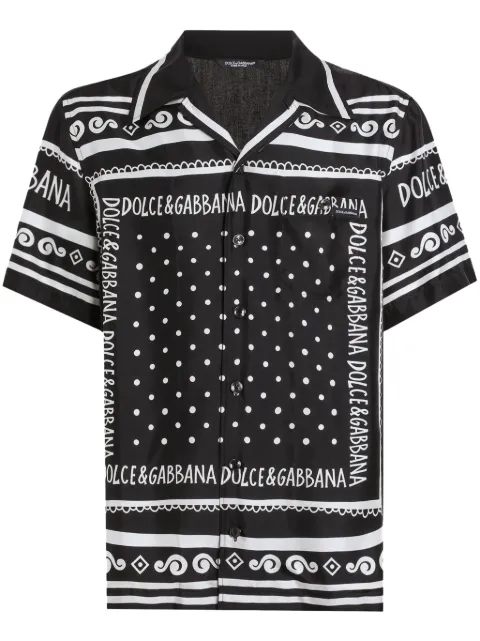 Dolce & Gabbana printed shirt Black G5JH9DG8MT6