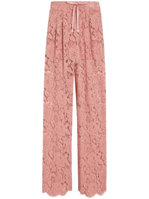 Dolce & Gabbana DNA floral lace trousers Pink FTC9UTHLM7L