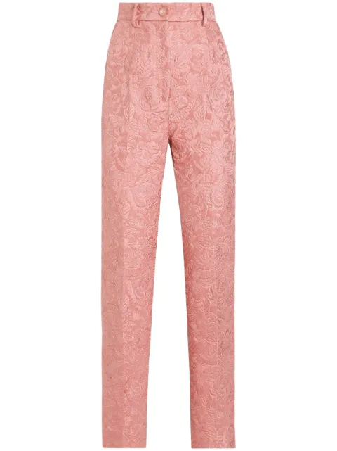 Dolce & Gabbana DNA brocade trousers Pink FTAM2THJMQK